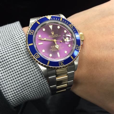 purple face rolex like some teletubbies|i just want a rolex.